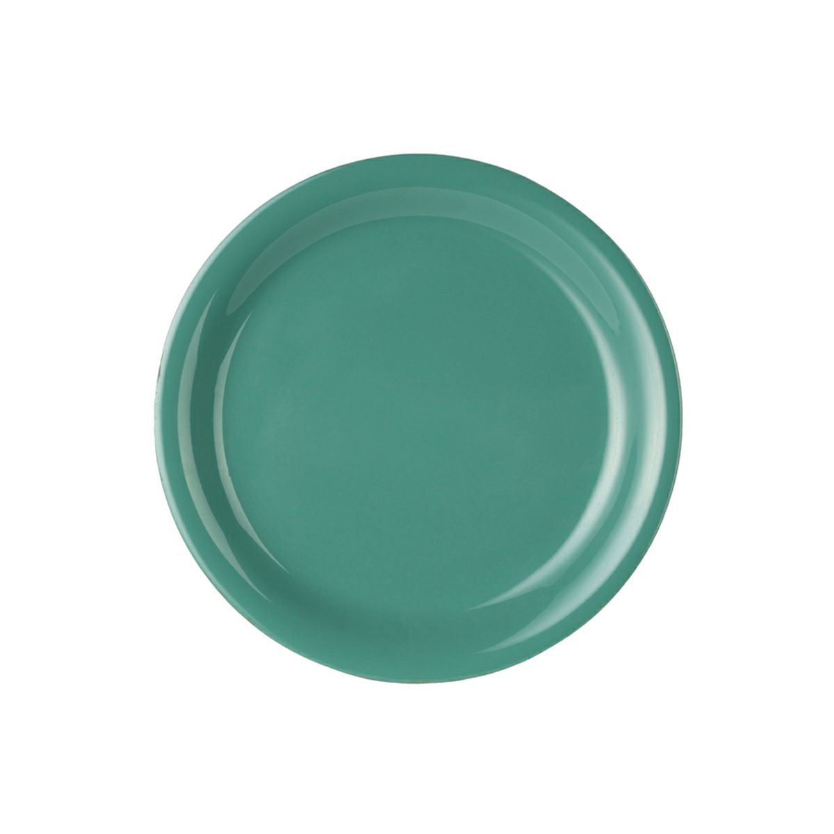 Thunder Group リムプレート 直径23.2cm 丈夫な業務用 メラミン食器 中