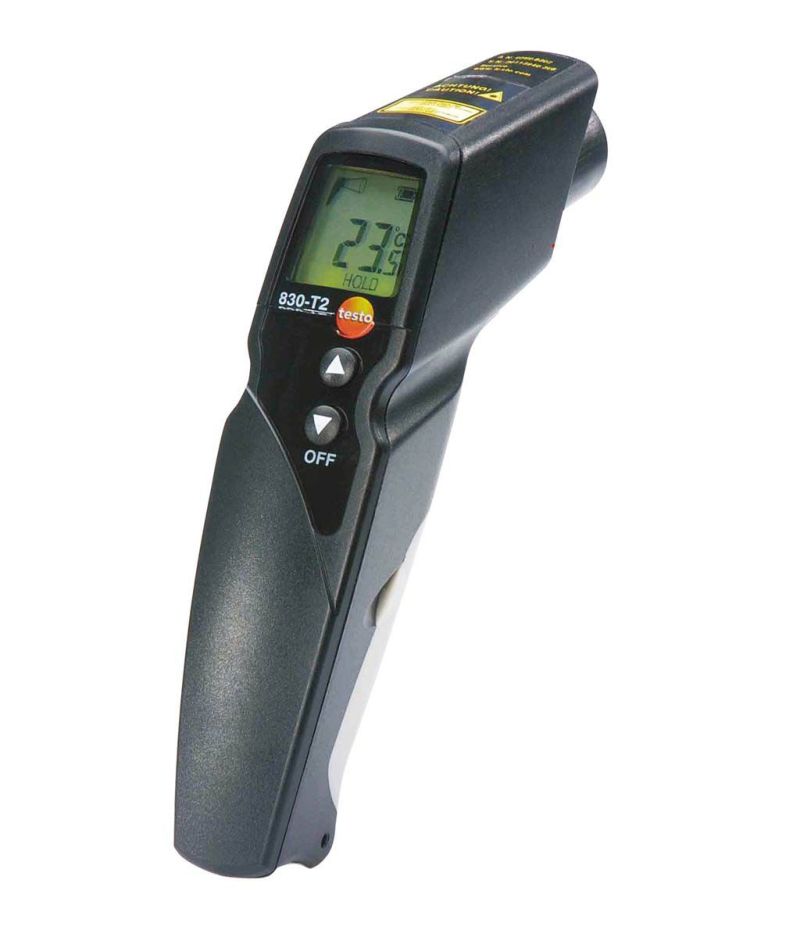 testo 826-T4 赤外放射温度計 (中心温度センサ付) - 温度計・湿度計