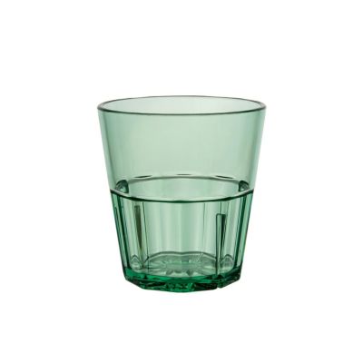 Thunder Group タンブラー 240ml 8oz プラスチック コップ 割れにくい 食洗機対応 重ねてもくっつかない おしゃれ スタッキング 軽量 グリーン PLPCTB108GR / グリーン